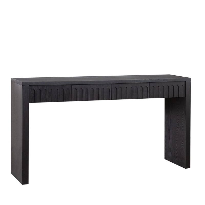 Modern Console Table with Drawers for Entryway Hallway Living Room Stylish Storage Solution