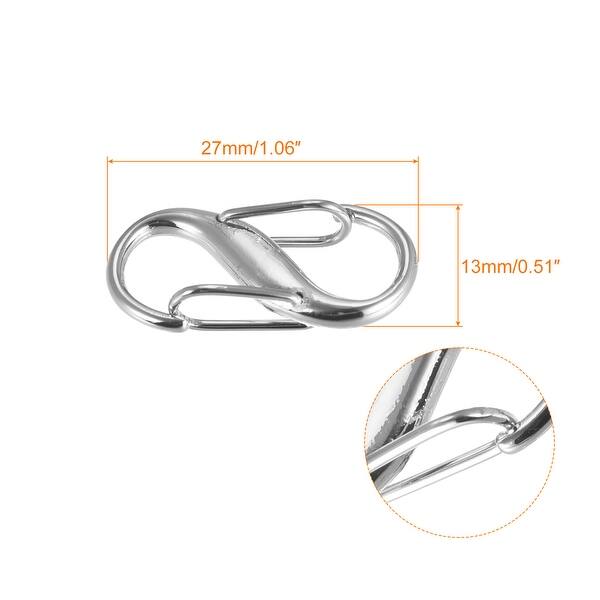 Adjustable Metal Buckle, 10Pcs 27x13mm Chain Shortener Bag Strap Clasp