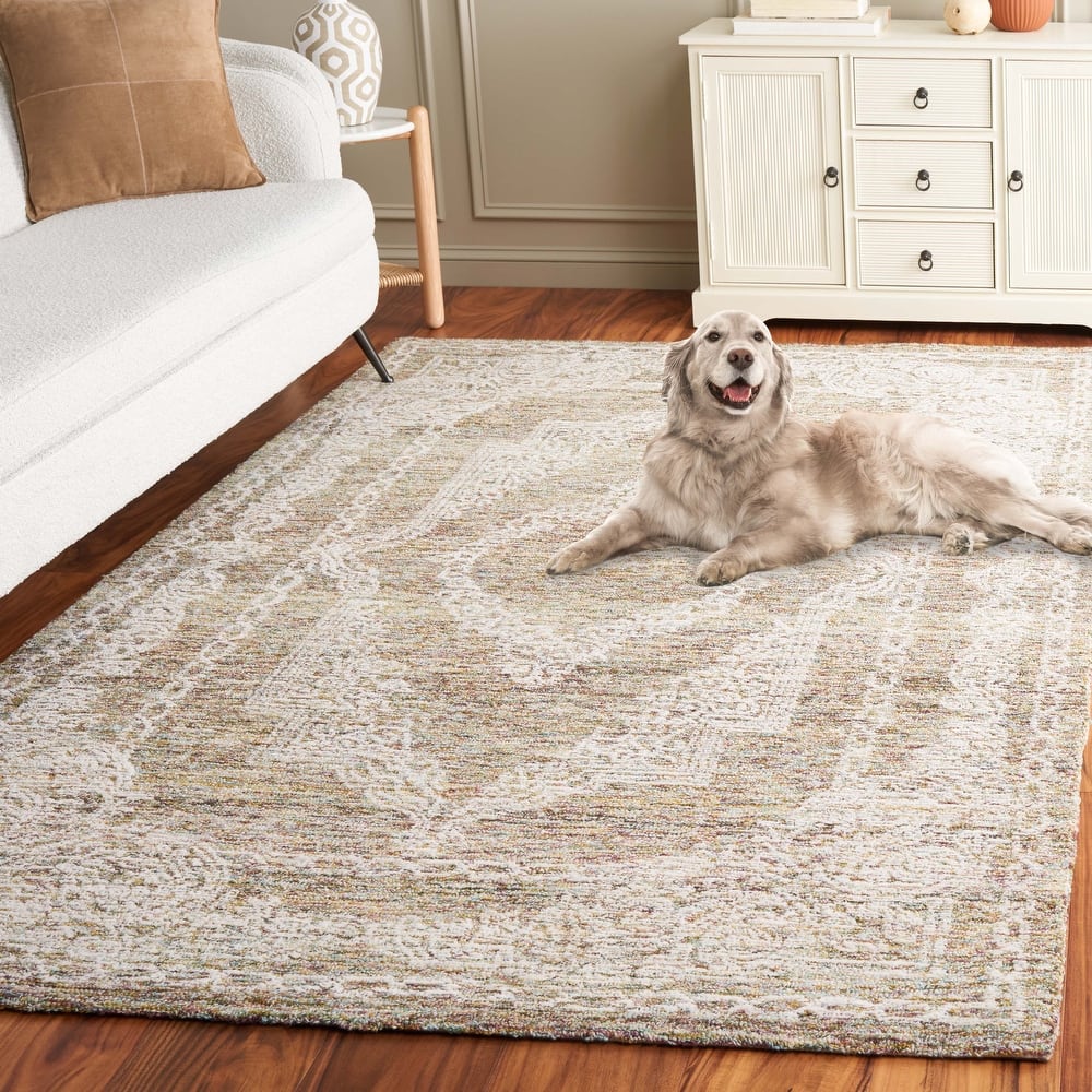 SAFAVIEH Handmade Metro Helmtraud French Country Wool Rug