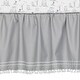 preview thumbnail 5 of 8, Lambs & Ivy Luna 6-Piece Gray/White Owl Nursery Baby Crib Bedding Set w/ Mobile