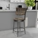 preview thumbnail 16 of 37, Hillsdale Furniture Jennings Wood and Metal Swivel Stool