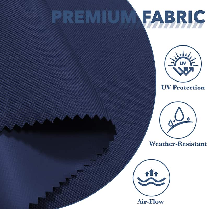 8*10ft Rectangular Patio Market Umbrella with Sagging Edge，UV Risistance,Crank & Tilt