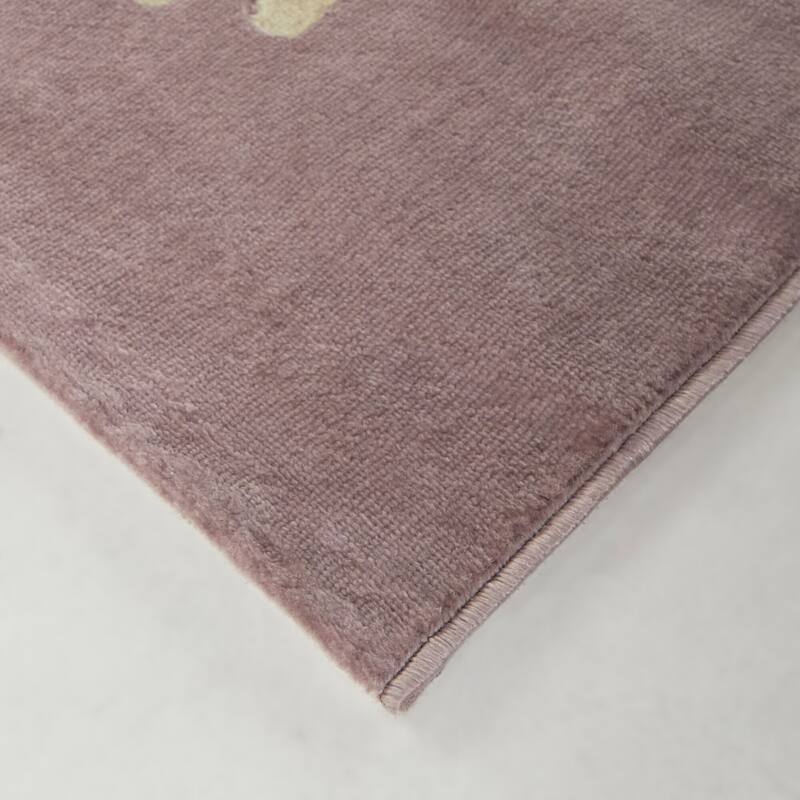 Mod-Tod Hop Kids Rabbit Area Rug