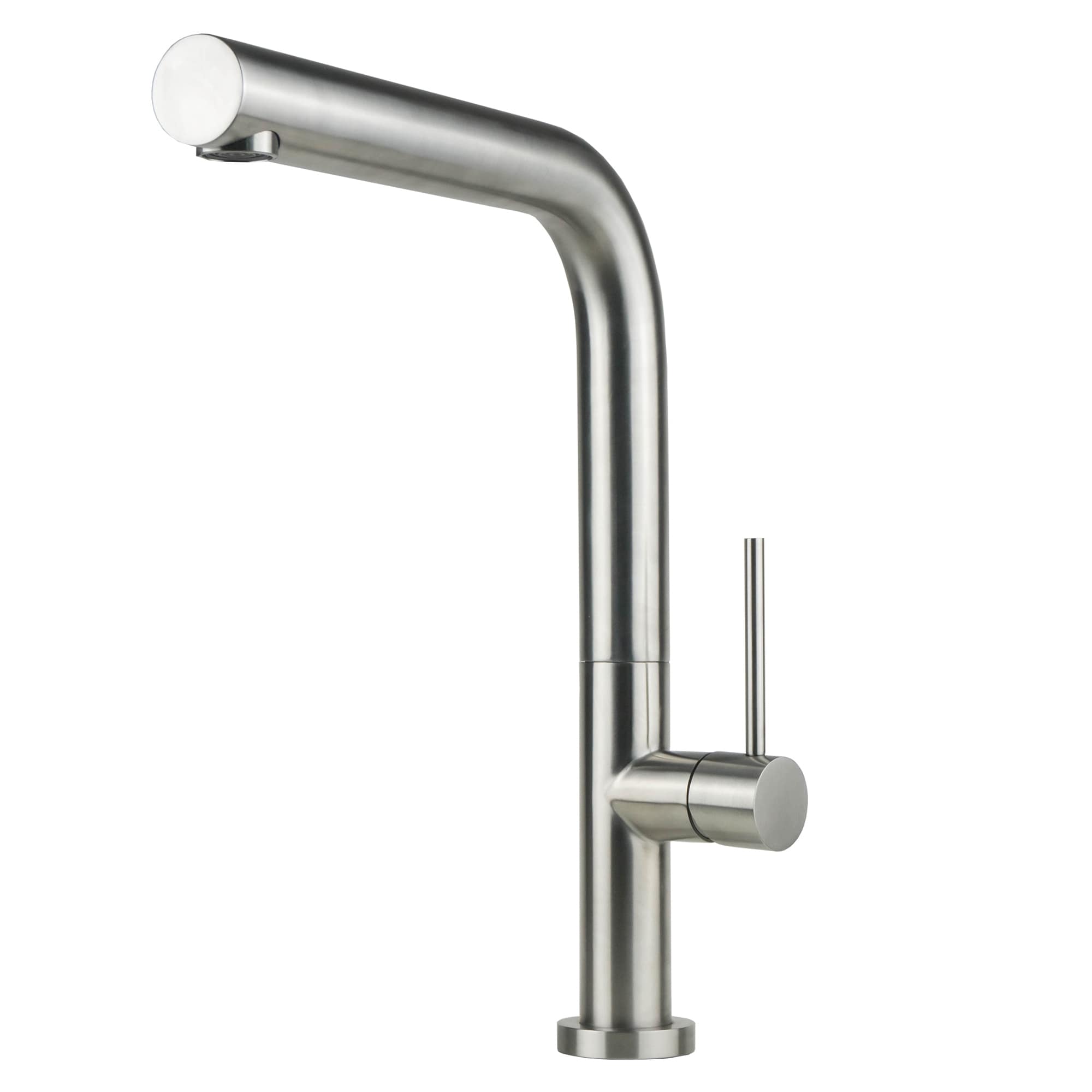 Luxurious Single Handle Kitchen Faucet Brushed Nickel Finish