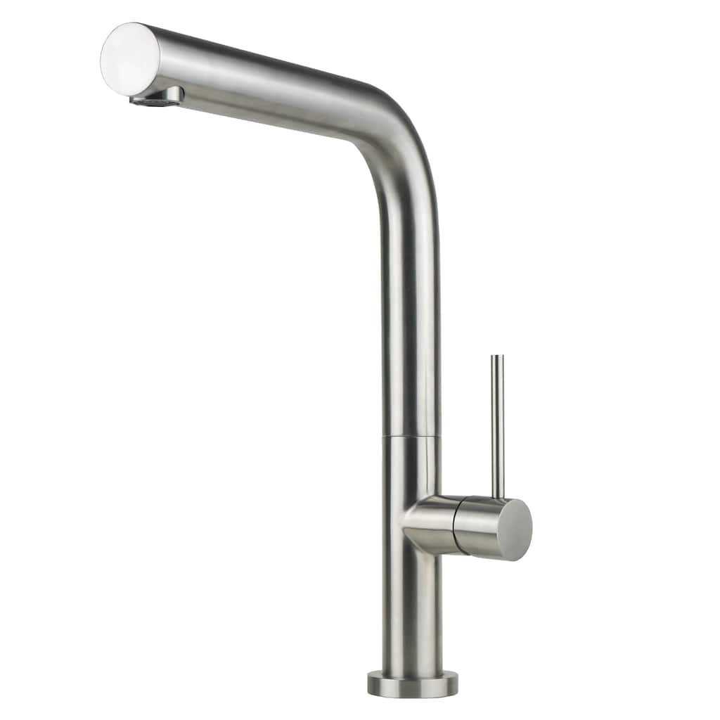 Luxurious Single Handle Kitchen Faucet Brushed Nickel Finish