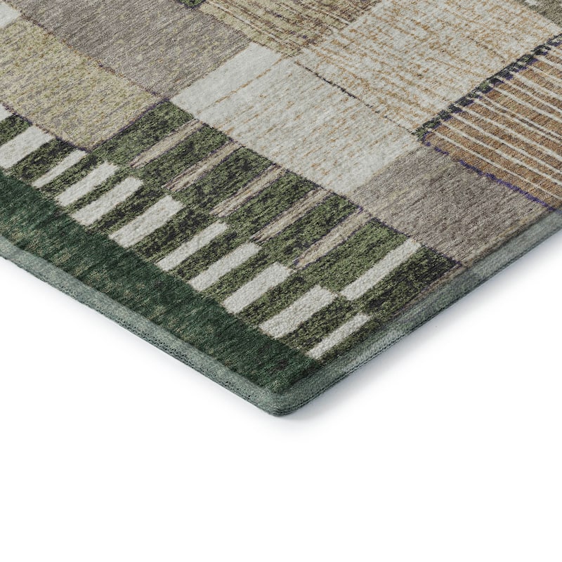 Premium Washable Super Soft Modern Patchwork Mayfield Rug