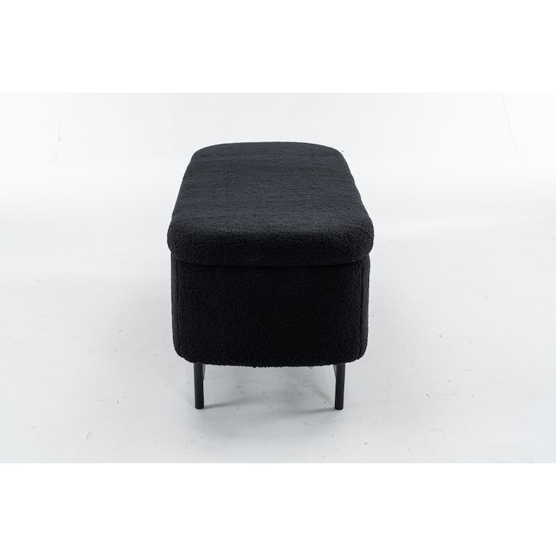 Bench Indoor Bench for Living Room/Bedroom/End of Bed/Entryway(BLACK)