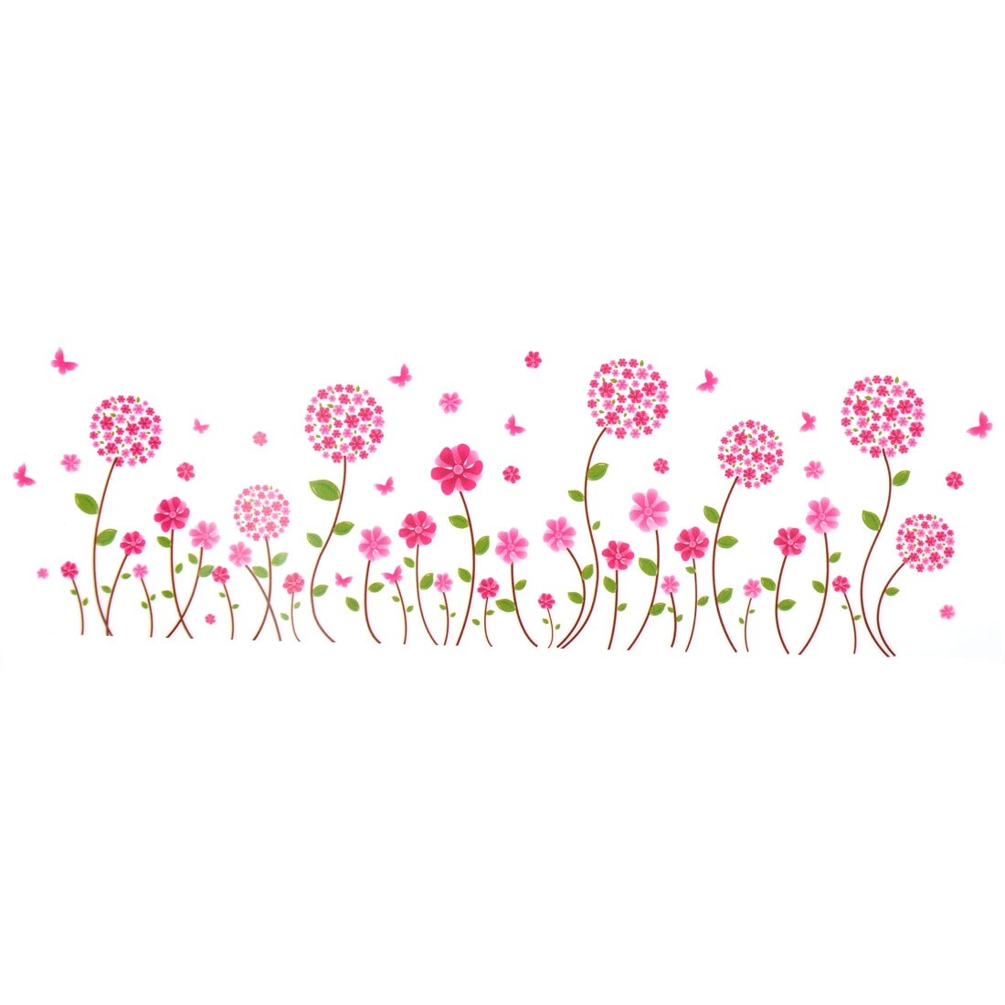 Shop Plum Blossom Butterfly Water Resistant Wall Sticker Diy