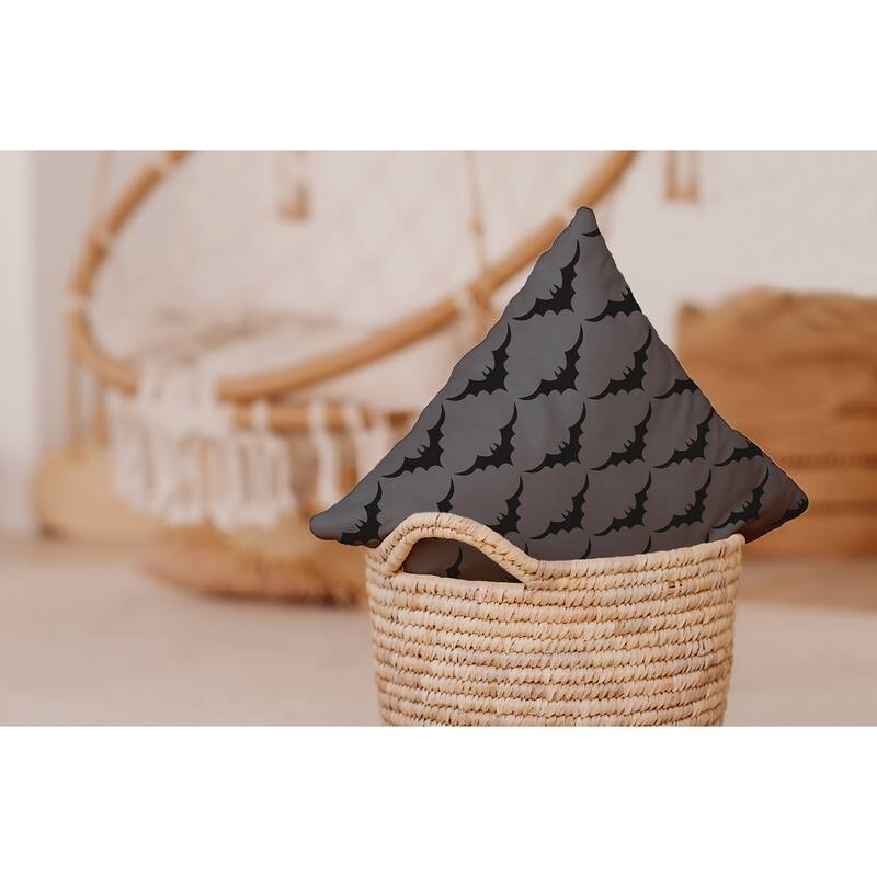 Bat Colony Decorative Throw Pillow
