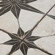 preview thumbnail 8 of 16, Merola Tile Kings Star Nero 17-5/8" x 17-5/8" Ceramic Floor and Wall Tile