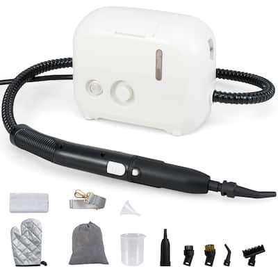1500W Handheld Steam Cleaner with 34oz Tank, 3-Bar Pressure, Adjustable Steam & 8.1ft Cord - 9.5” x 5” x 7”