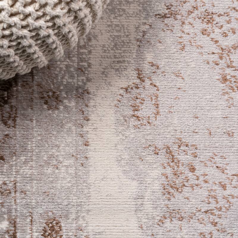 JONATHAN Y Rosalia Cottage Medallion Area Rug