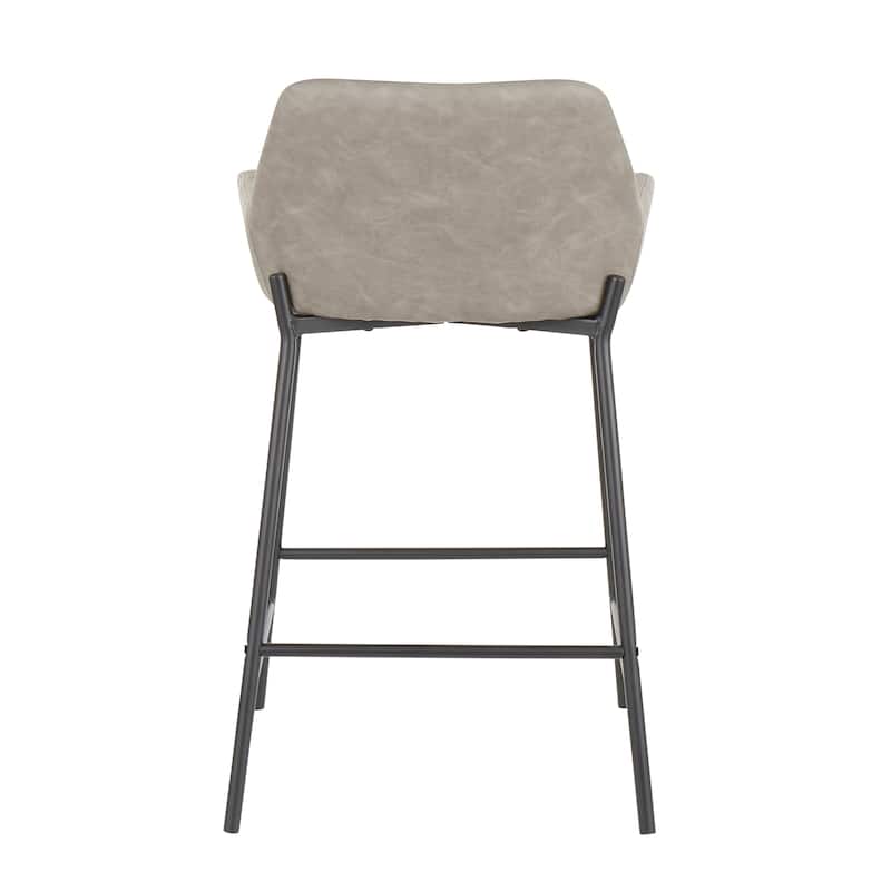 Carbon Loft Galotti Industrial Counter Stools (Set of 2) - N/A