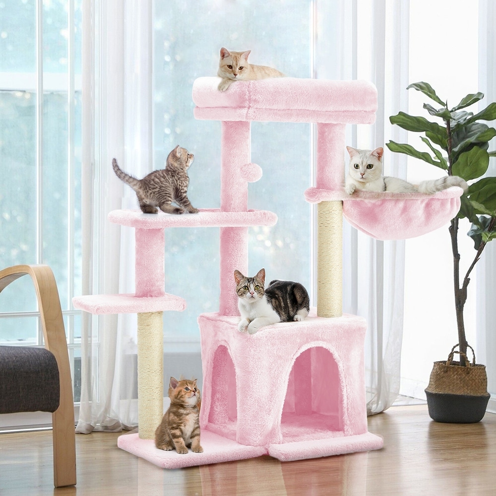 Pink hot sale cat tree