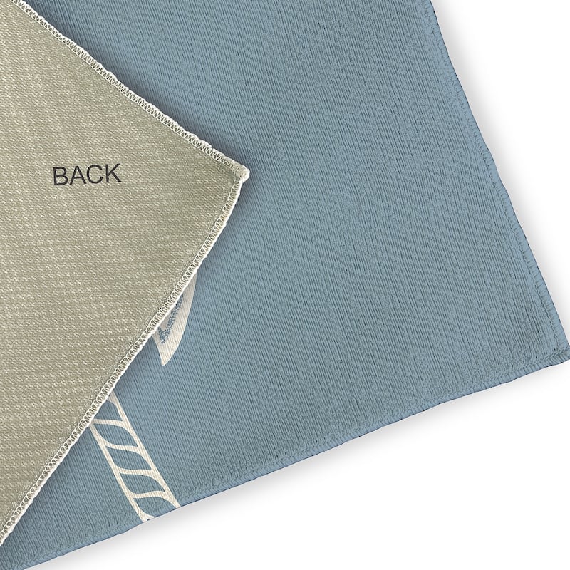 Anchored Nautical Indoor/Outdoor Rug