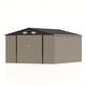 preview thumbnail 35 of 50, Patiowell 10' x 12' &10' x 14' Metal Outdoor Storage Shed with Floor Frame for Garden, Backyard, Patio