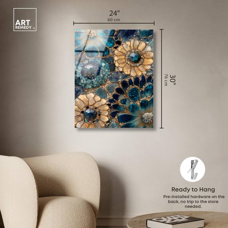 Opulent Geode III Acrylic by Art Remedy, Ready to Hang