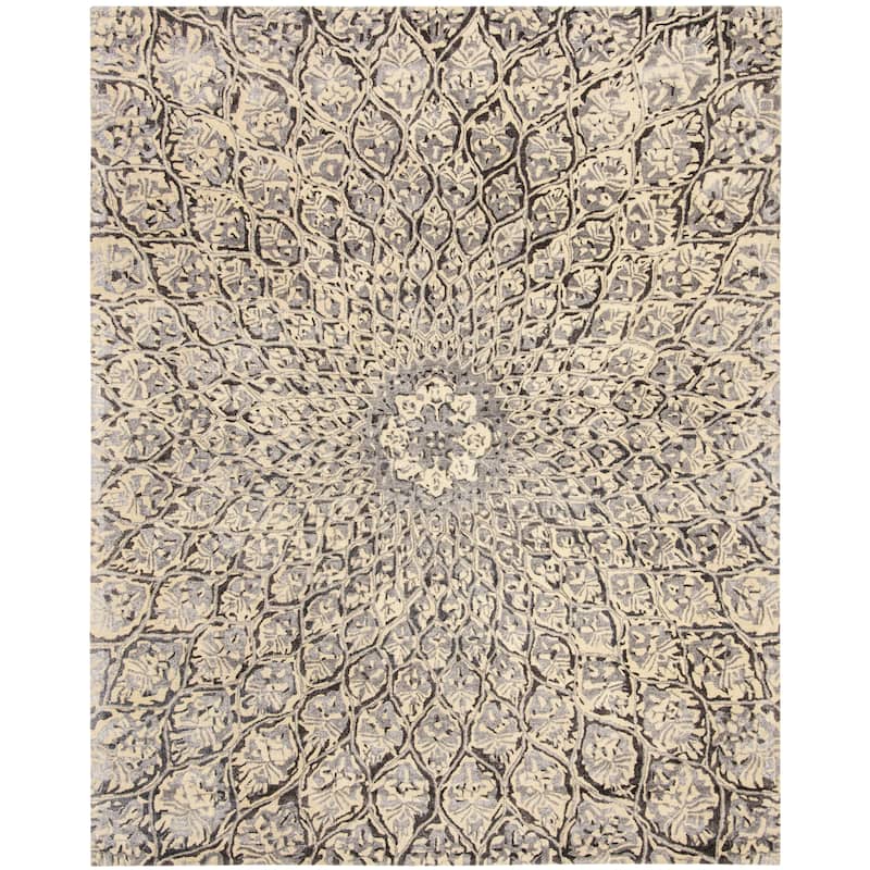 SAFAVIEH Handmade Allure Nazire Modern Floral Wool Rug