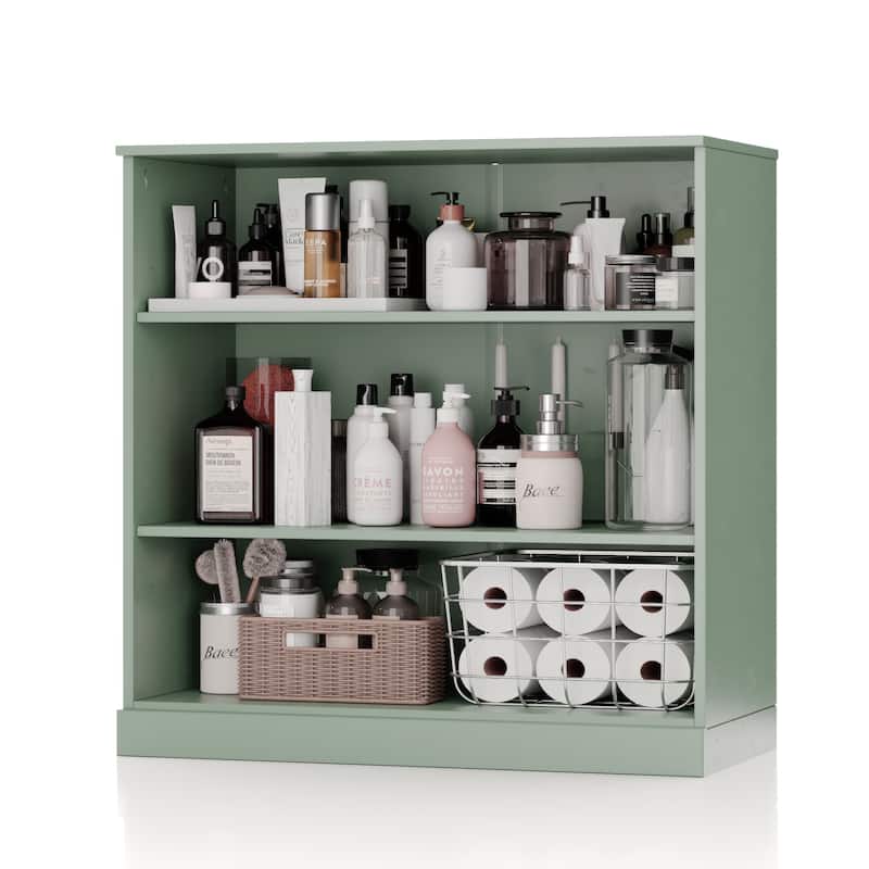 Palace Imports 100% Solid Wood 32" Bathroom Cabinet with Adjustable Shelves