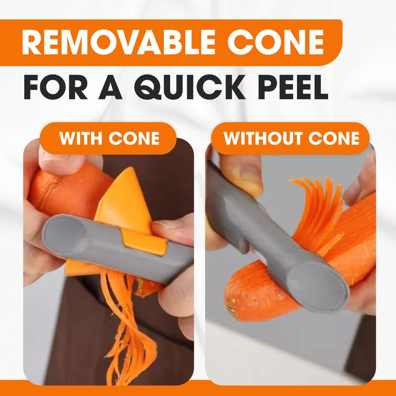 Cheer Collection Vegetable Peeler and Spiralizer