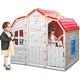 preview thumbnail 1 of 4, Outdoor Playhouse Cottage Toddler Play House w/Working Door Kids