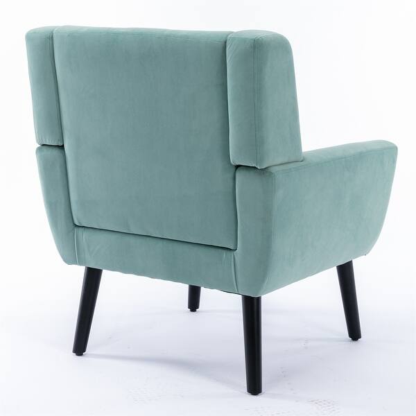 Single Reading Sofa Chair Tufted Back Armchair Velvet Accent Chair
