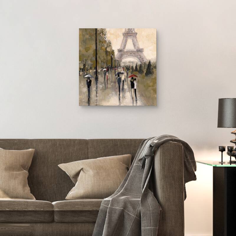 Wandering in Paris by Shawn Mackey Canvas Art Print