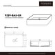 preview thumbnail 8 of 6, Vinnova Avila Grey Concrete Rectangular Vessel Bathroom Sink - 19.7"L×12.8"W×4.7"H
