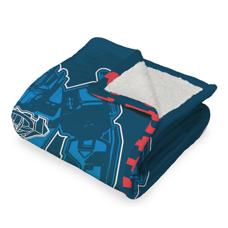 Hasbro Transformers Silk Touch Sherpa Throw Blanket