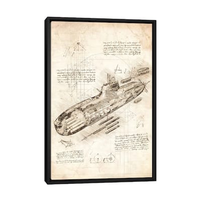 iCanvas "Submarine" by Cornel Vlad Framed Canvas Print