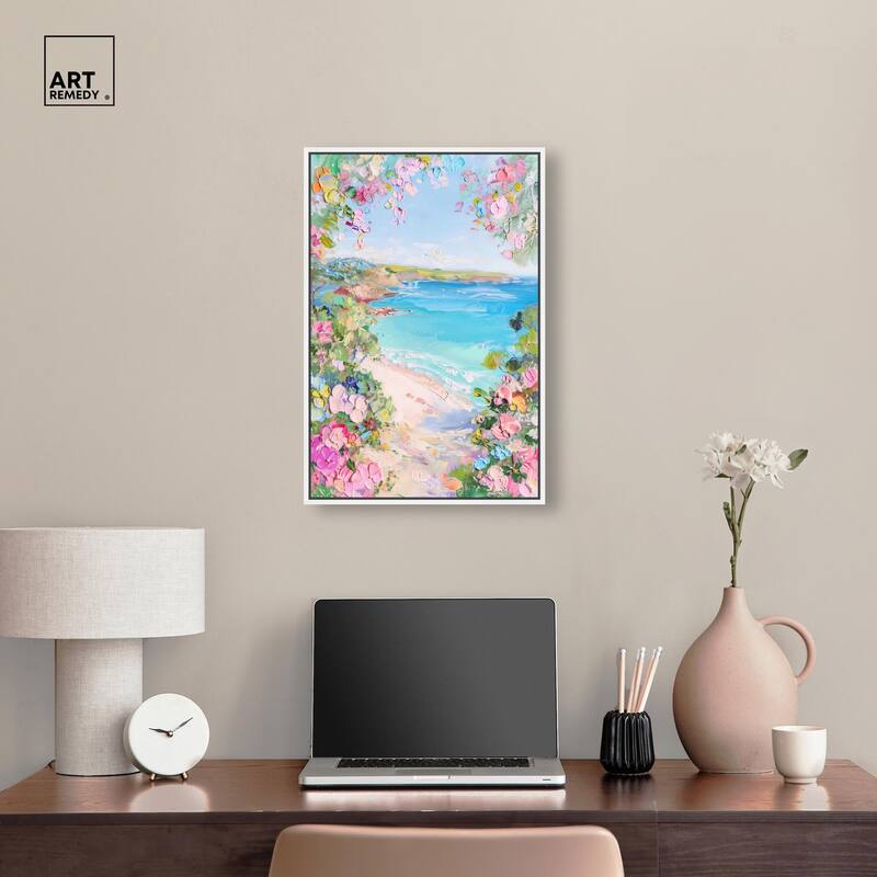 Hillside Harbor View II Canvas by Art Remedy