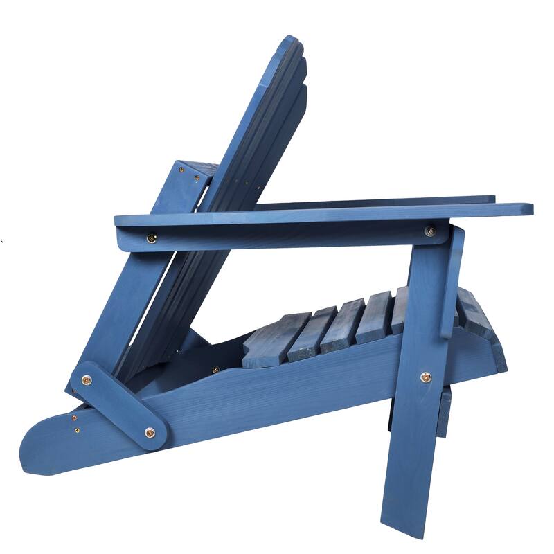 Oversize Wooden Outdoor Folding Adirondack Chair