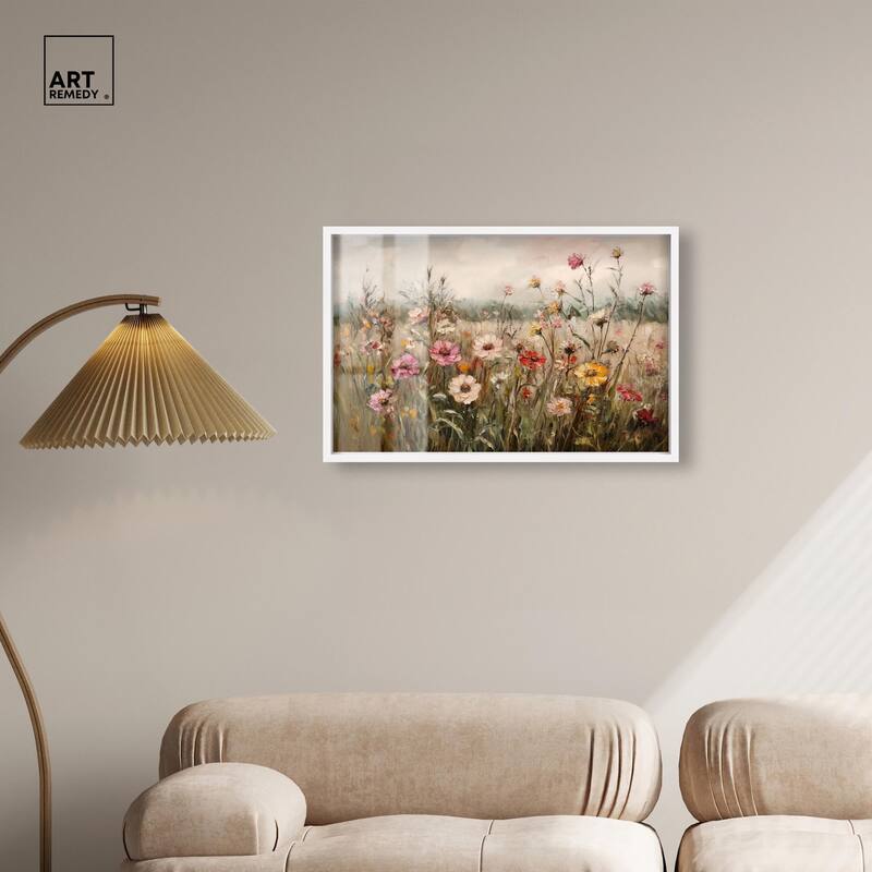 Vintage Blooms I Shadowbox by Art Remedy