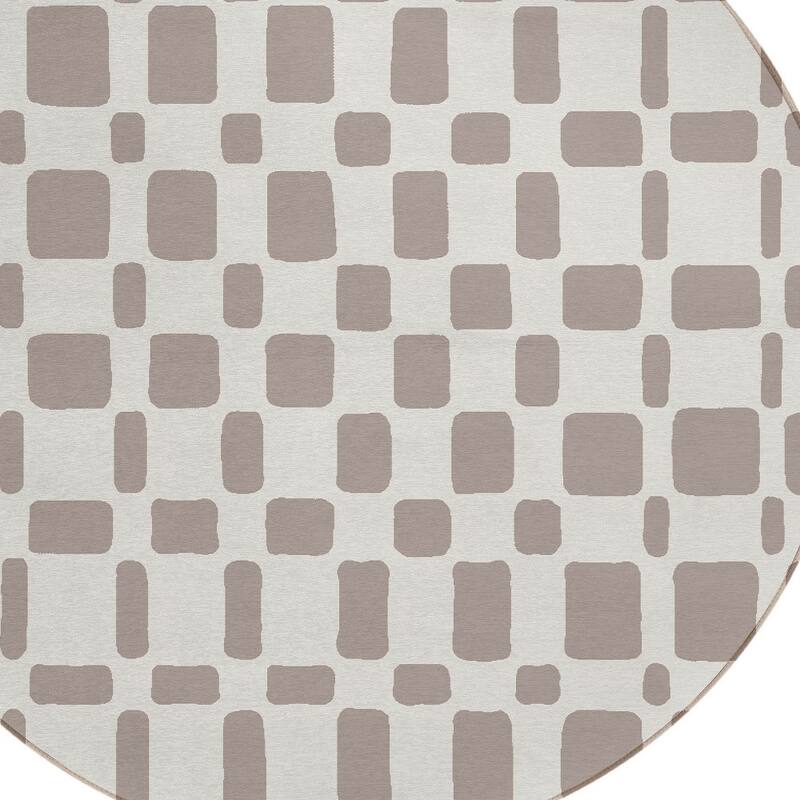 HomeRoots Geometric Transitional Rectangle Outdoor Rug
