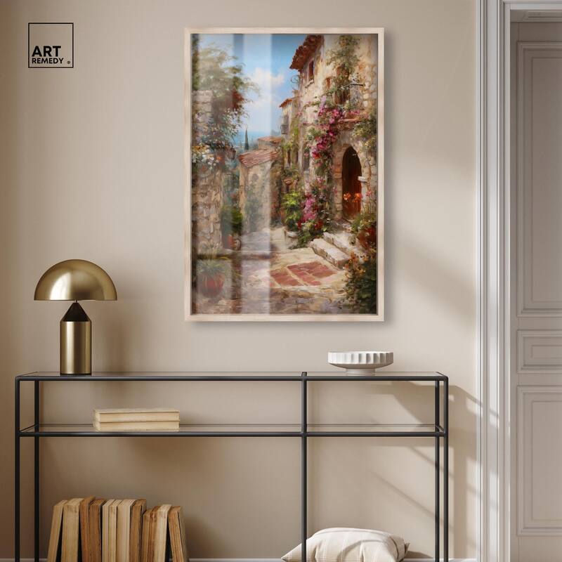 Mediterranean Charm I Shadowbox by Art Remedy