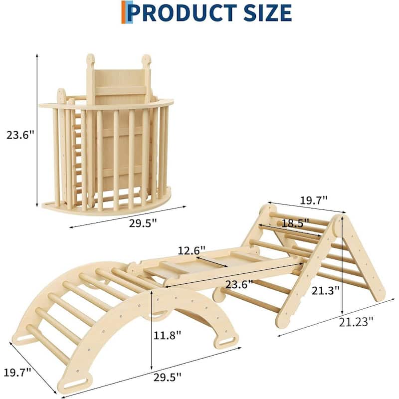 7-in-1 Foldable Baby Climbing Toys Set for Toddlers Toys