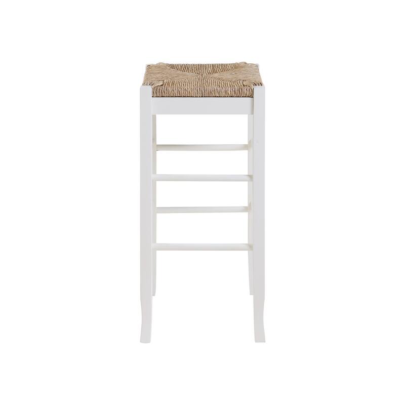 Slaot Woven 29-inch Square Bar Stool