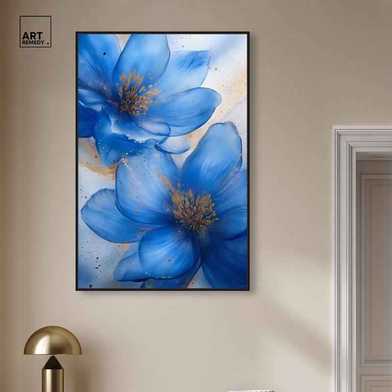 Twilight Teal Tint II Canvas by Art Remedy