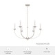 preview thumbnail 6 of 9, Hunter Southcrest Chandelier - Entry, Dining Table, Kitchen Island - Farmhouse, Transitional, Candle