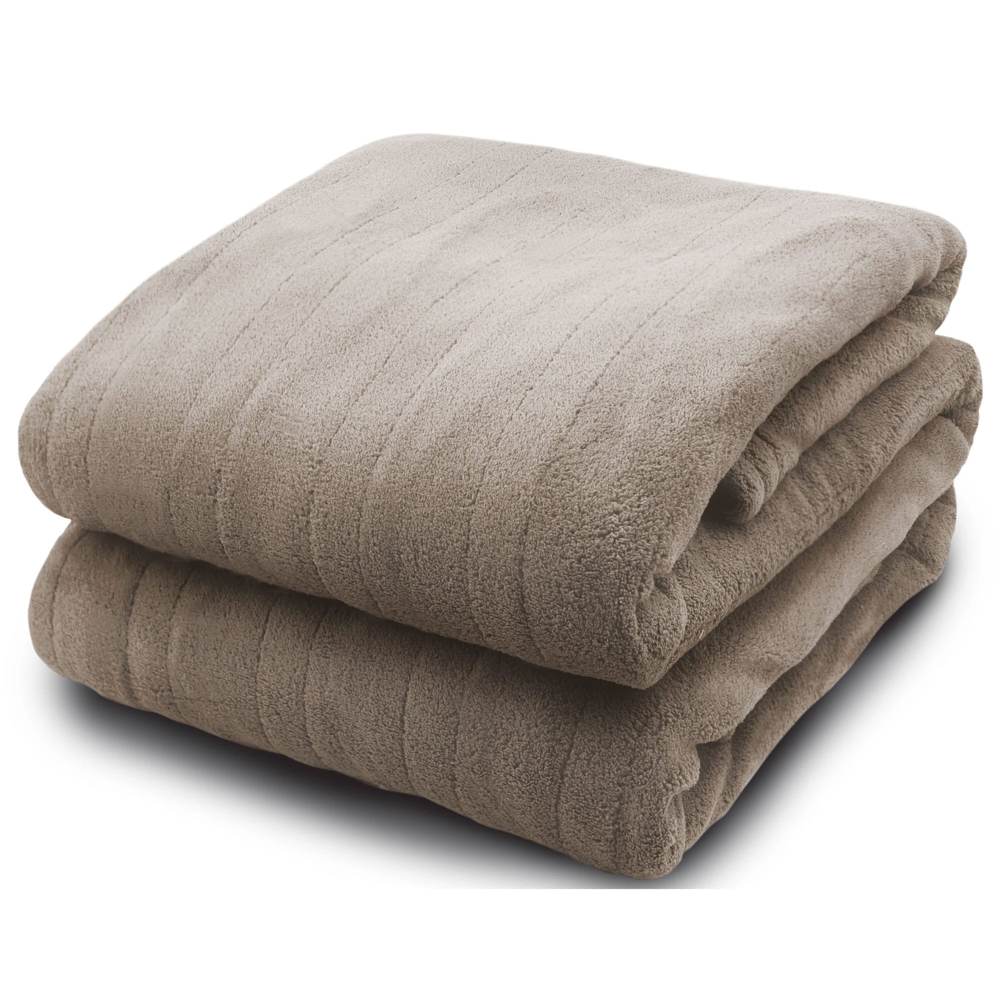 Pure Warmth Microplush Electric Heated Warming Throw Blanket