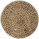 preview thumbnail 4 of 15, Rattan and Seagrass Handmade Woven Tapered Coffee Table or Accent Table with Glass Top - Brown - Roche River Decor - 20"W, 24"H