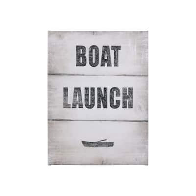 Boat Launch (18 x 24 ) Canvas Art Print