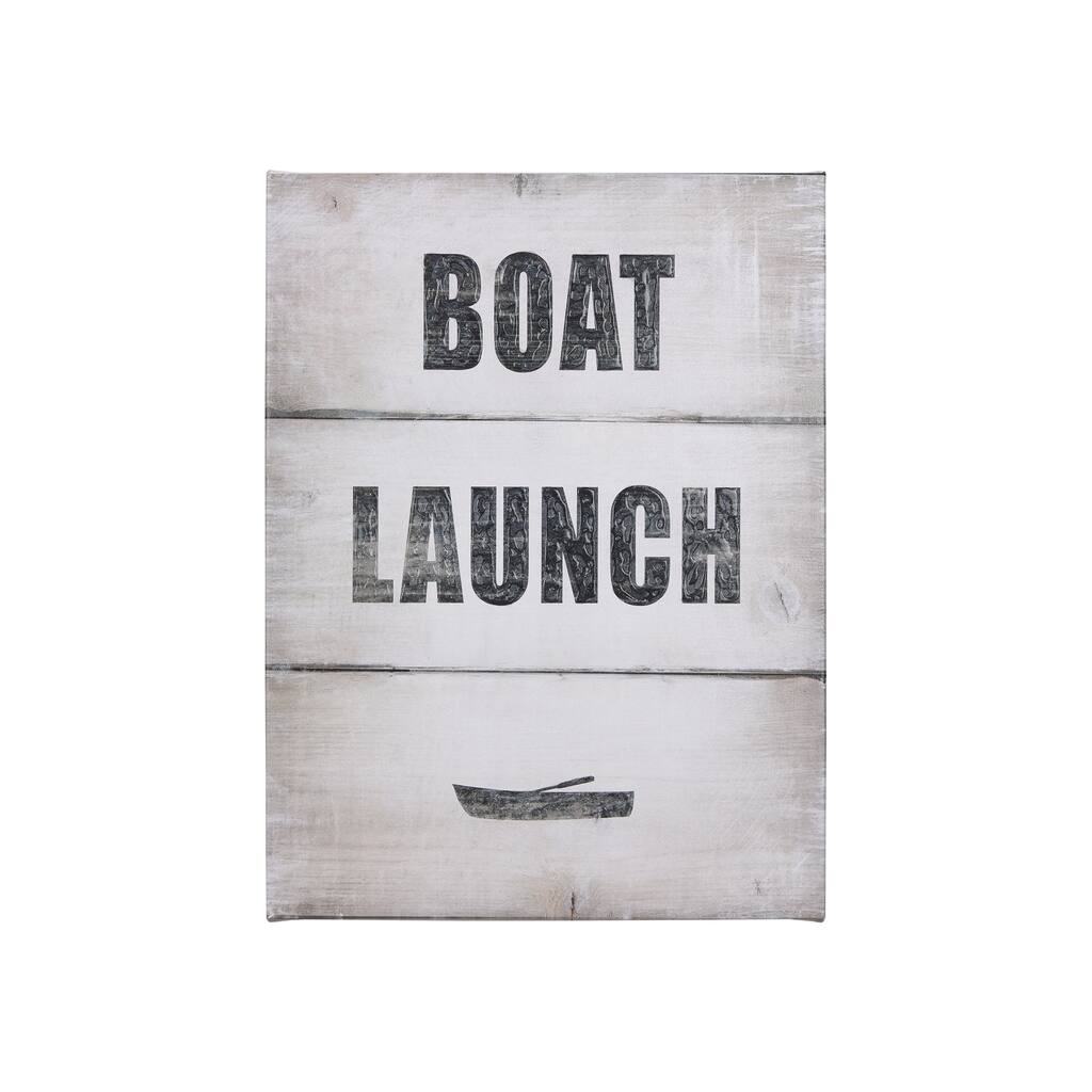 Boat Launch (18 x 24 ) Canvas Art Print