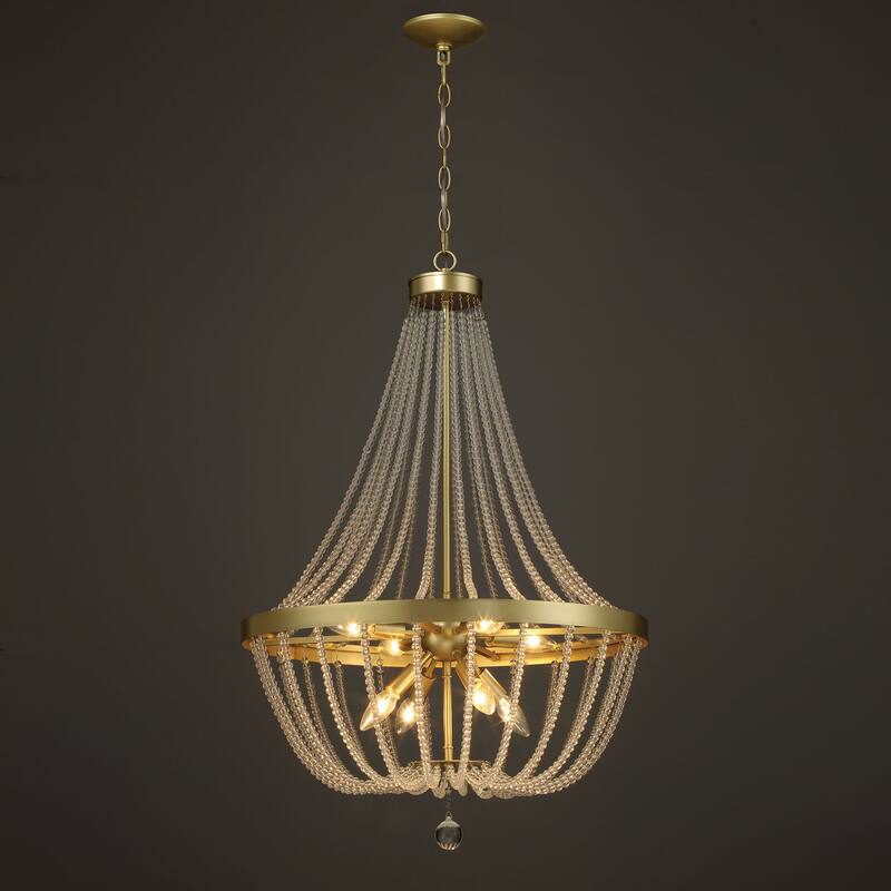 Acroma Empire 2 Tier Chandelier with Crystal Beads - 23