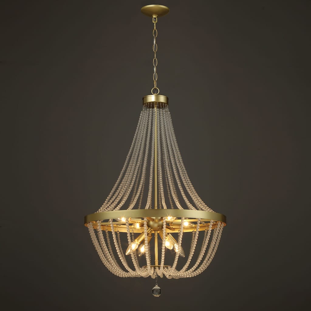 Modern Gold 8-light Chandelier - 23