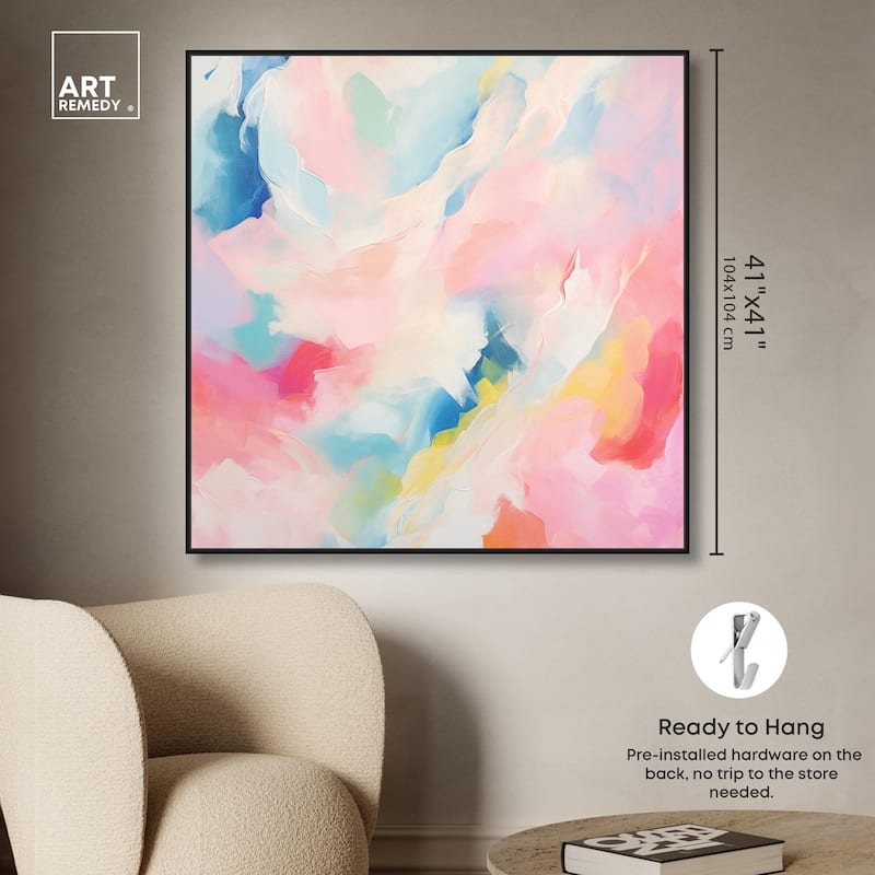 Cotton Candy Clouds II Canvas by Art Remedy