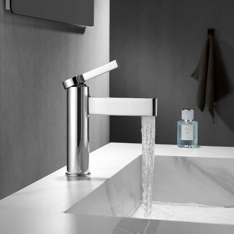Vinnova Oviedo Single Hole Lever Vessel Bathroom Faucet