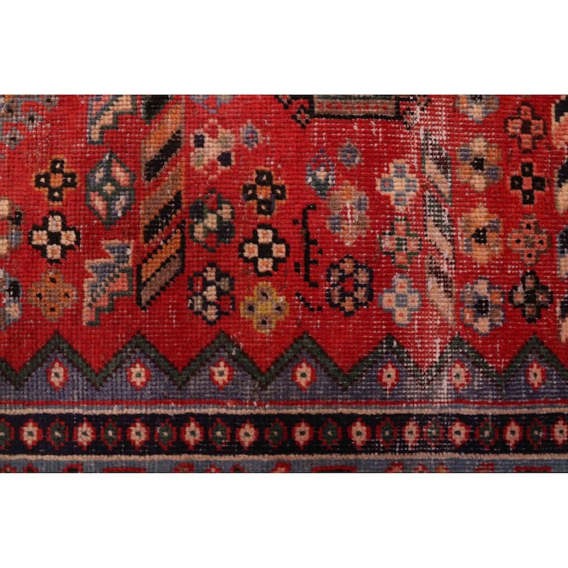 ECARPETGALLERY Hand-knotted Andelz Red Wool Rug - 4'9 x 6'5