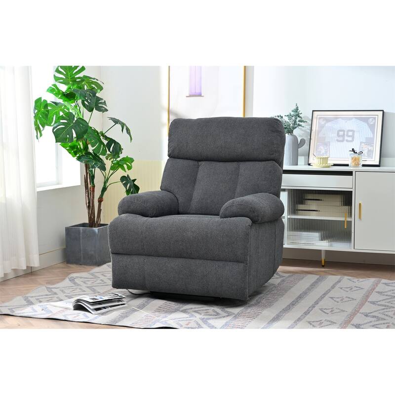 Oversized Power Lift Recliner Chair For Elderly,Reclining Sofa Chair With Remote Control,Side Pocket,Spacious Seat