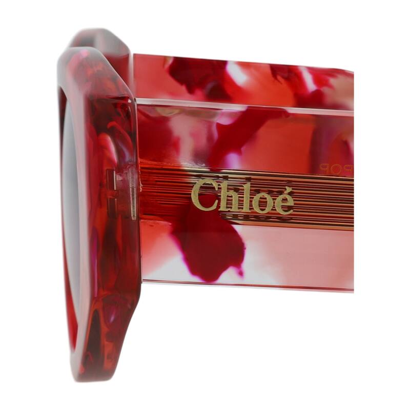 Chloé Round-Frame Recycled Acetate Sunglasses